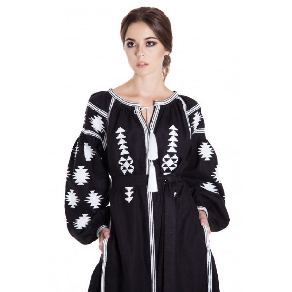 The sky over the carpathians menthol midi dress Clothing curated marketplace Coveti