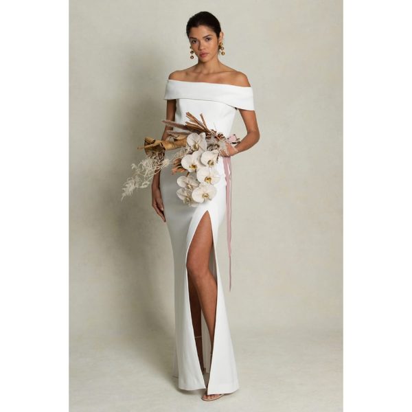 Olivia slip gown ivory Clothing Bridal Coveti