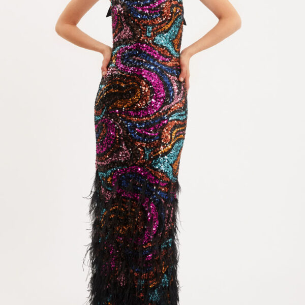 Maelle cape gown Maelle cape gown (Copy) Clothing Cape Dress Coveti