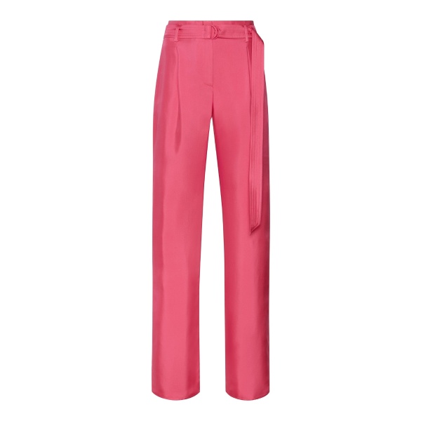 Silky Twill Belted Pant