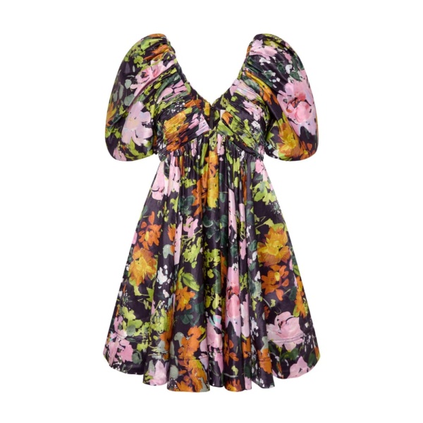 Aje Multicolour Dress Gabrielle Plunge Mini Dress Clothing Aje Coveti